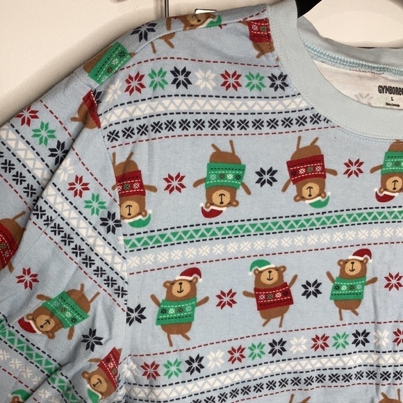 Gymboree Christmas pajamas size large - Picture 2 of 6